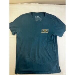Jetty Supply Co Provisions For Paradise Graphic T-Shirt Mens Medium Teal Cotton